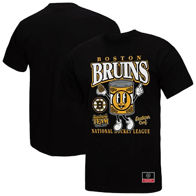 Men's Mitchell & Ness Black Boston Bruins Local Food T-Shirt