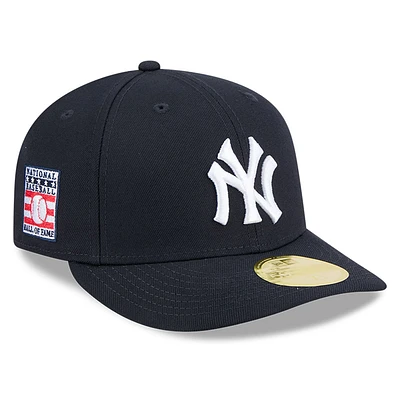 Men's New Era Navy York Yankees Baseball Hall of Fame 59FIFTY Low Profile Fitted Hat