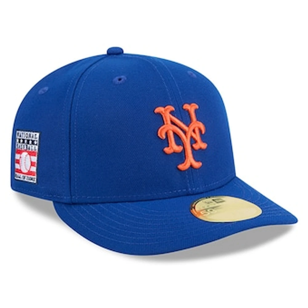 Men's New Era Royal York Mets Baseball Hall of Fame 59FIFTY Low Profile Fitted Hat
