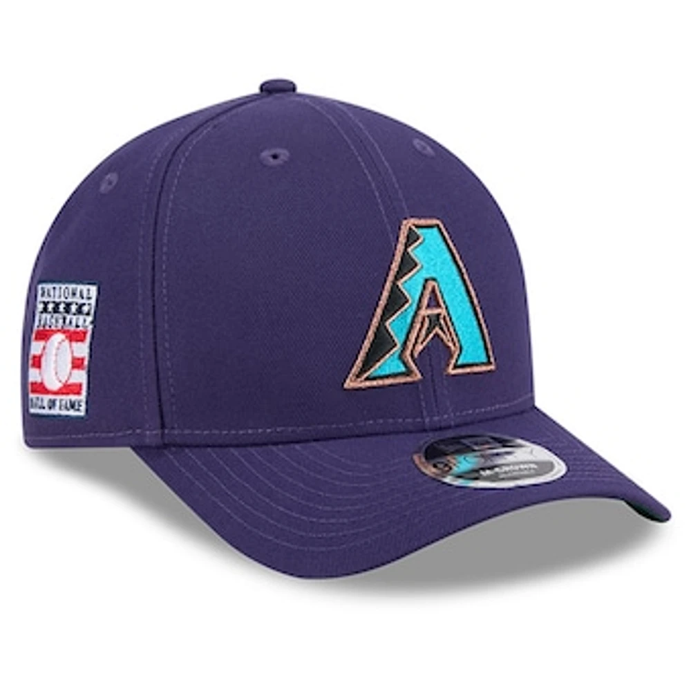 Men's New Era Purple Arizona Diamondbacks Baseball Hall of Fame 9FORTY M-Crown Adjustable Hat