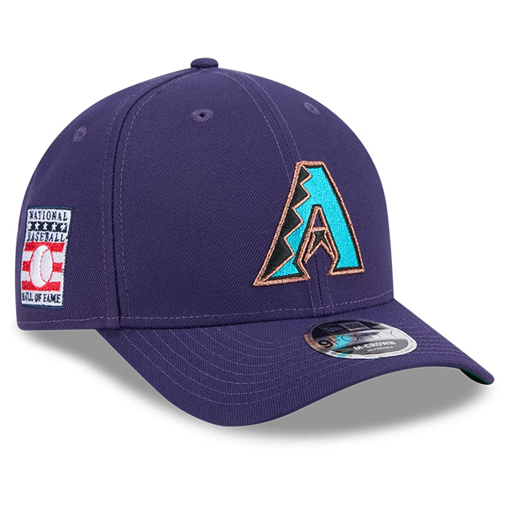 Men's New Era Purple Arizona Diamondbacks Baseball Hall of Fame 9FORTY M-Crown Adjustable Hat