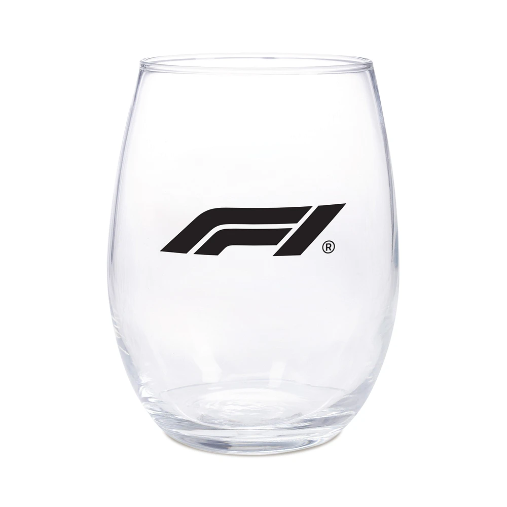 WinCraft Formula 1 12 oz. Stemless Wine Glass