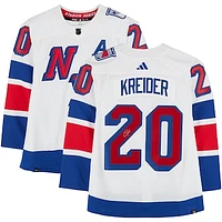 Chris Kreider New York Rangers Autographed 2024 Stadium Series adidas Authentic Jersey