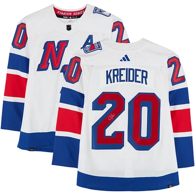 Chris Kreider New York Rangers Autographed 2024 Stadium Series adidas Authentic Jersey