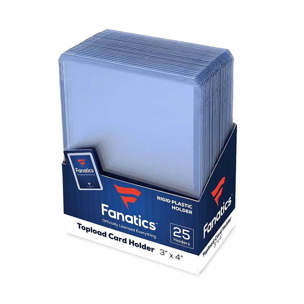 Fanatics 35pt 3" x 4" Top Loader - 40 Box Case - 1000 Top Loaders