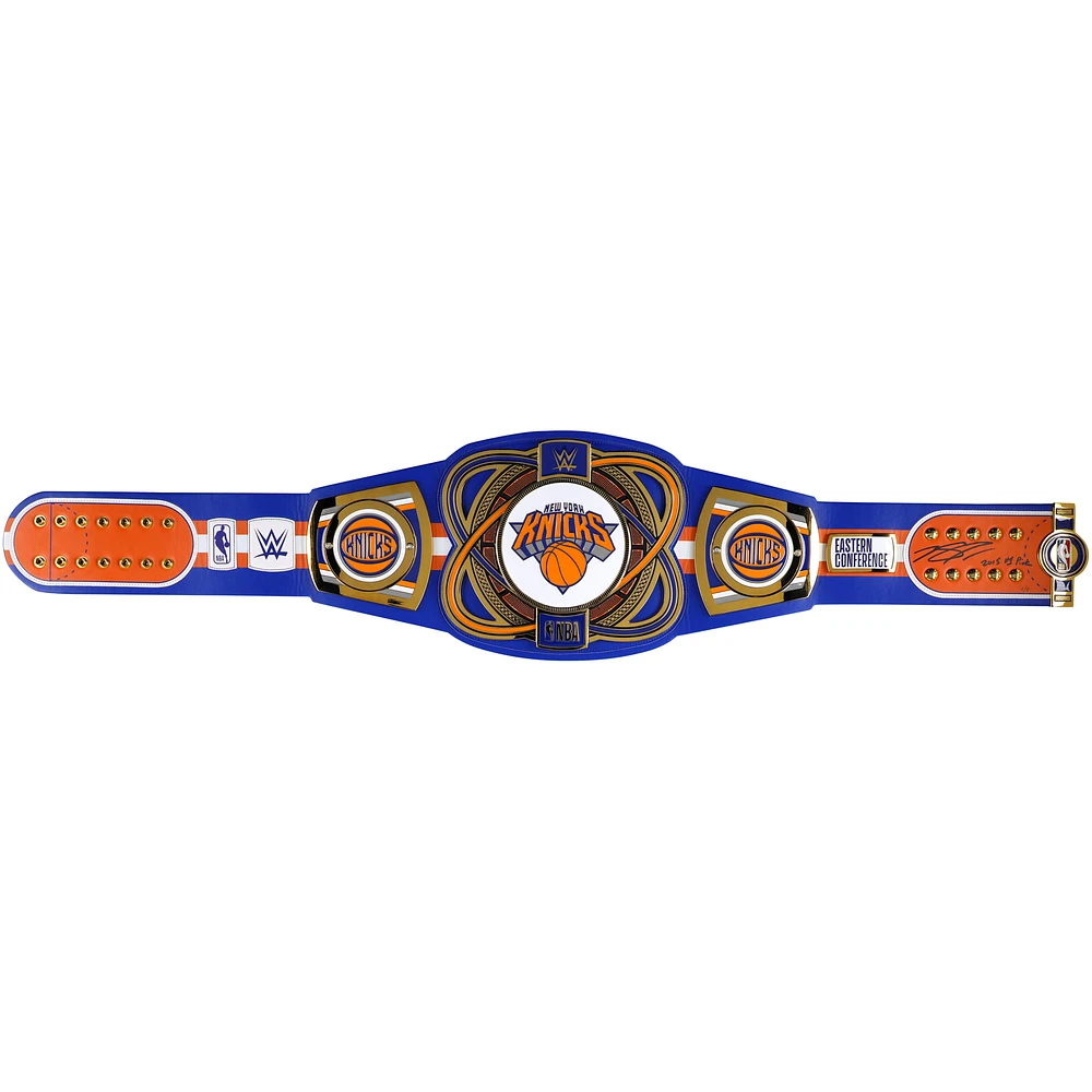 Karl-Anthony Towns New York Knicks Autographed WWE Legacy Title Belt with "2015 #1 Pick" Inscription