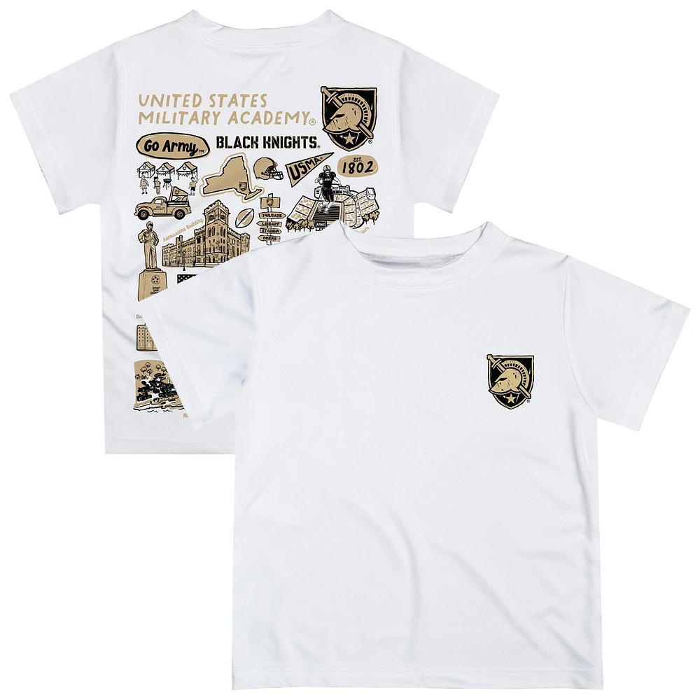 Infant Vive La Fete White Army Black Knights Impressions Artwork T-Shirt