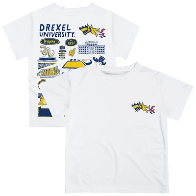 Infant Vive La Fete White Drexel Dragons Impressions Artwork T-Shirt