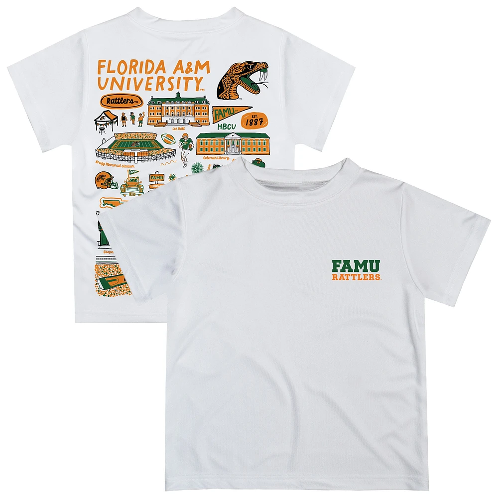 Infant Vive La Fete White Florida A&M Rattlers Impressions Artwork T-Shirt