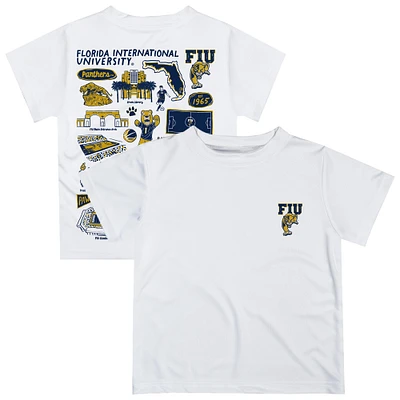 Infant Vive La Fete White FIU Panthers Impressions Artwork T-Shirt