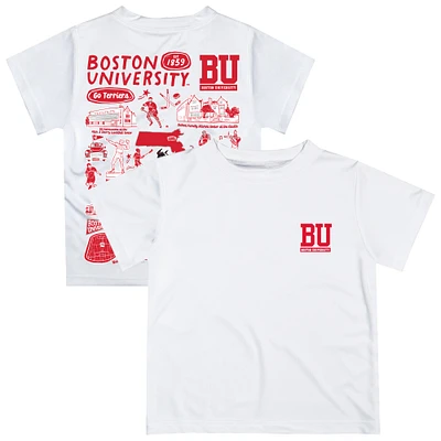 Infant Vive La Fete White Boston University Impressions Artwork T-Shirt