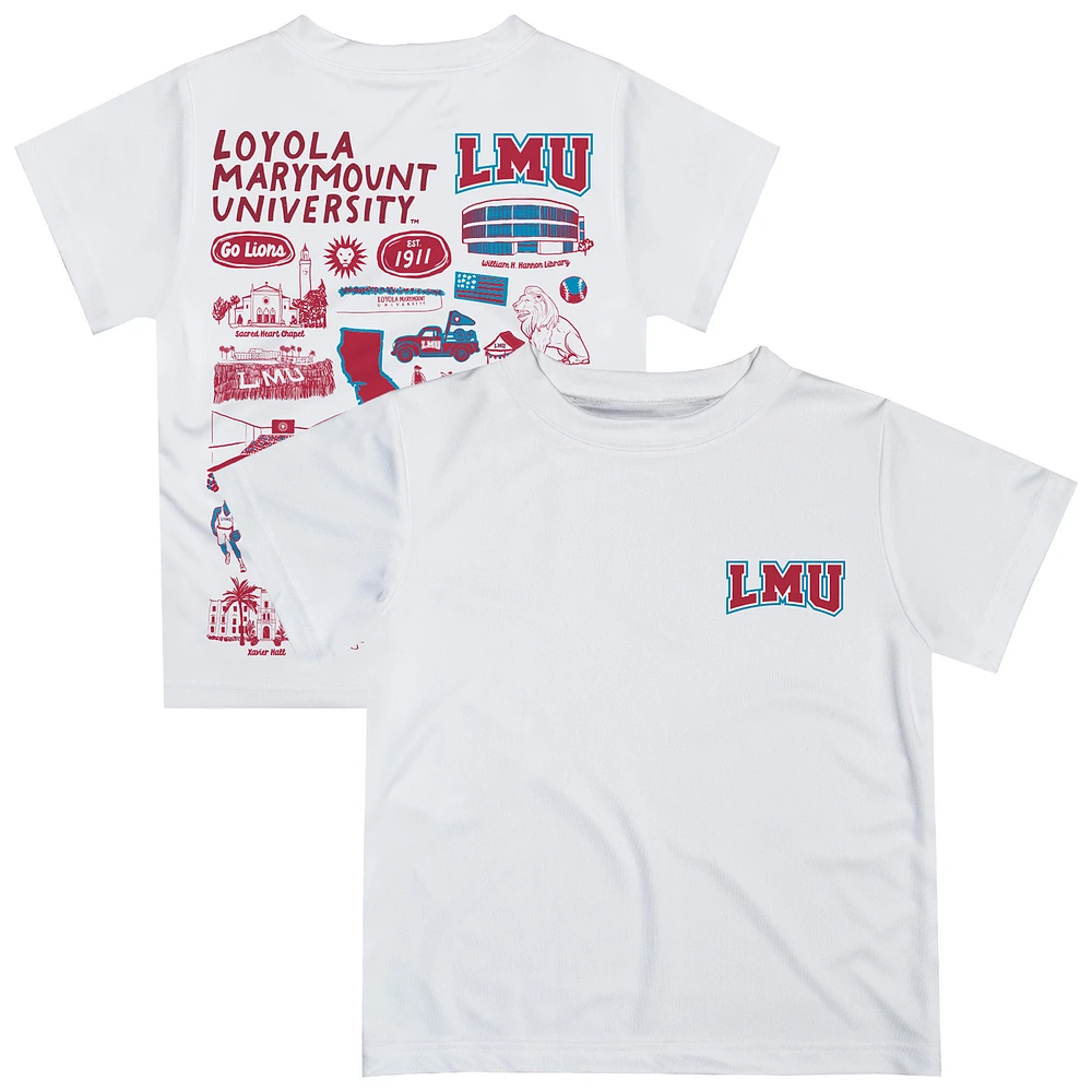 Infant Vive La Fete White Loyola Marymount Lions Impressions Artwork T-Shirt