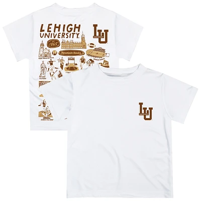 Infant Vive La Fete White Lehigh Mountain Hawks Impressions Artwork T-Shirt