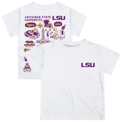 Infant Vive La Fete White LSU Tigers Impressions Artwork T-Shirt