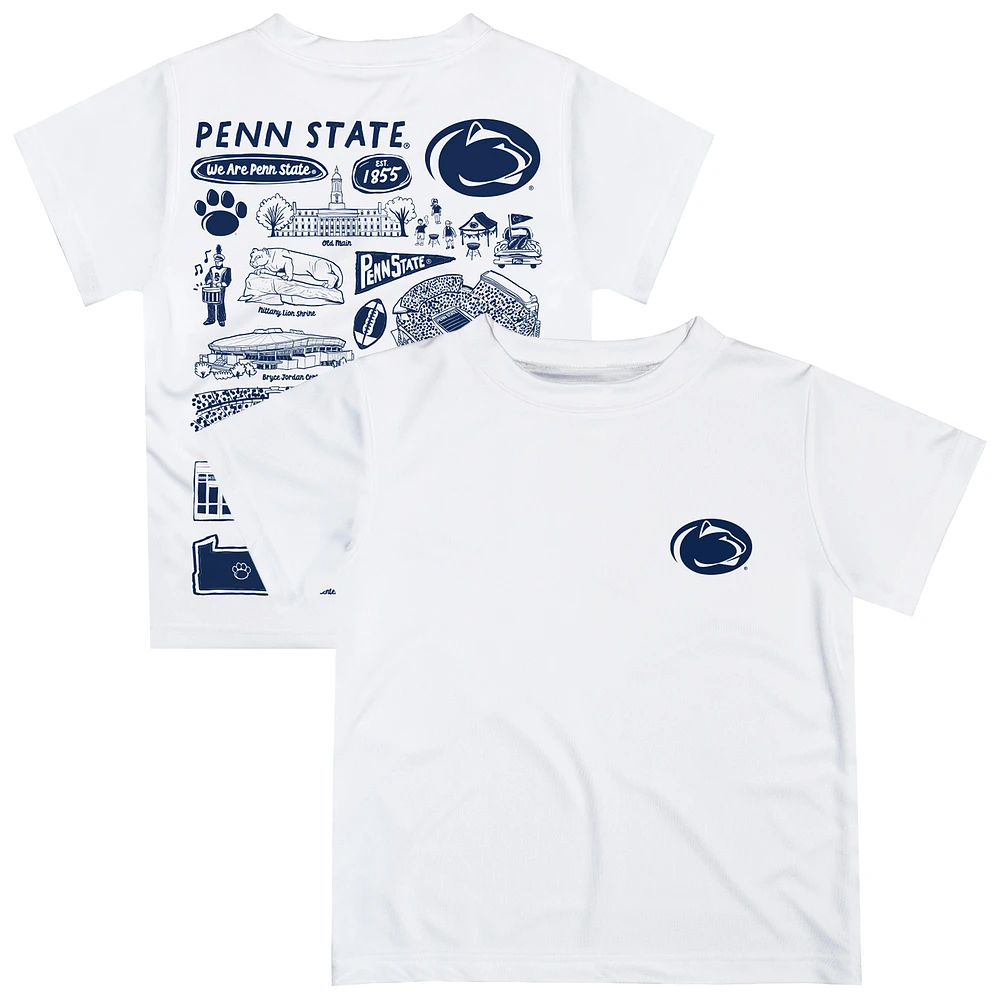 Infant Vive La Fete White Penn State Nittany Lions Impressions Artwork T-Shirt
