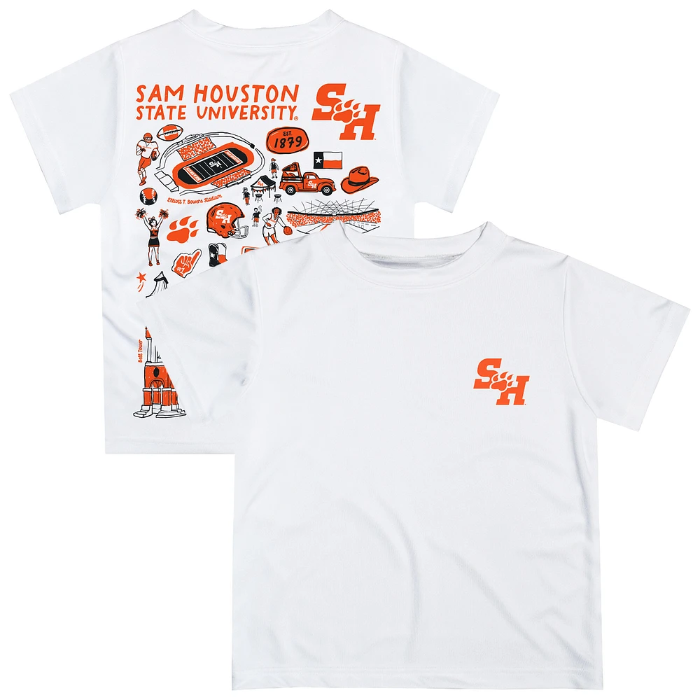 Infant Vive La Fete White Sam Houston State Bearkats Impressions Artwork T-Shirt