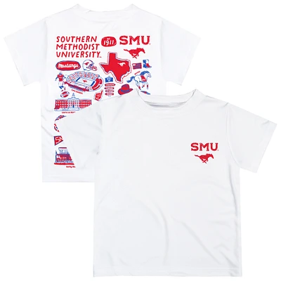 Infant Vive La Fete White SMU Mustangs Impressions Artwork T-Shirt