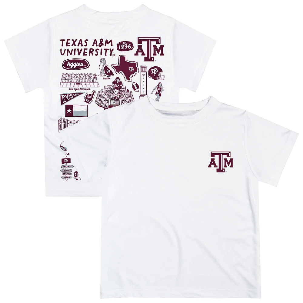 Infant Vive La Fete White Texas A&M Aggies Impressions Artwork T-Shirt
