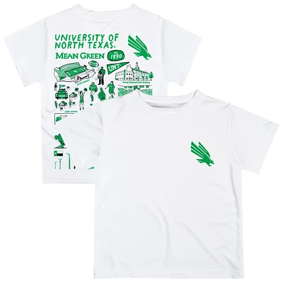 Infant Vive La Fete White North Texas Mean Green Impressions Artwork T-Shirt