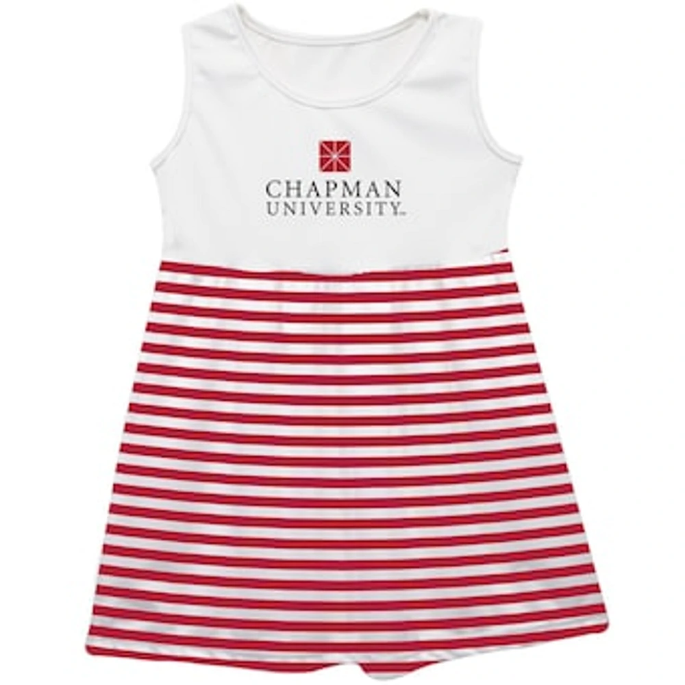 Girls Toddler Vive La Fete Red Chapman Panthers Striped Tank Top Dress