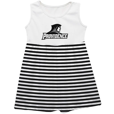 Girls Youth Vive La Fete Black Providence Friars Striped Tank Top Dress