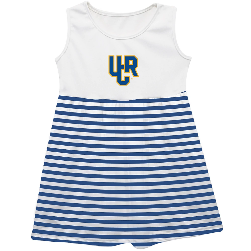 Girls Youth Vive La Fete Blue UC Riverside Highlanders Striped Tank Top Dress