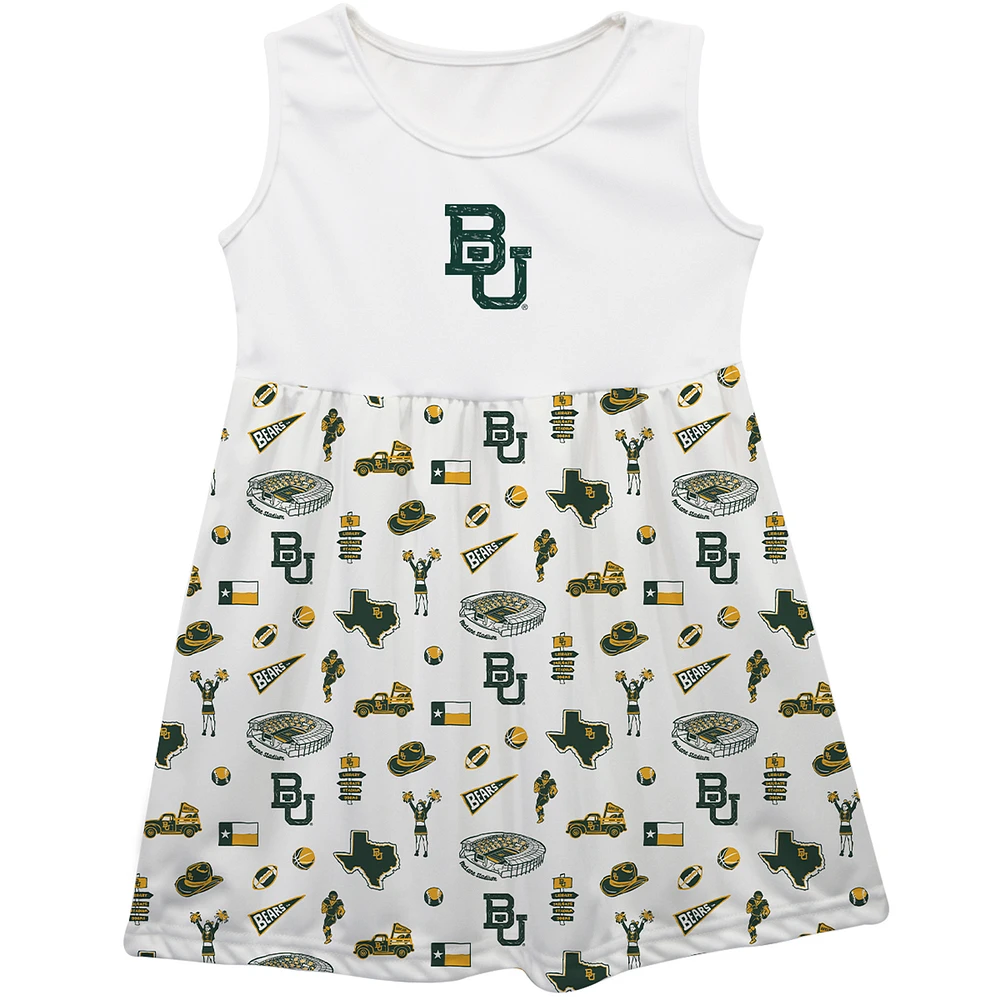 Girls Infant Vive La Fete Baylor Bears Impressions Artwork Tank Top Dress