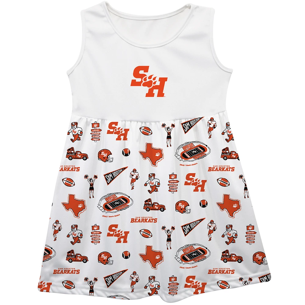 Girls Infant Vive La Fete Sam Houston State Bearkats Impressions Artwork Tank Top Dress