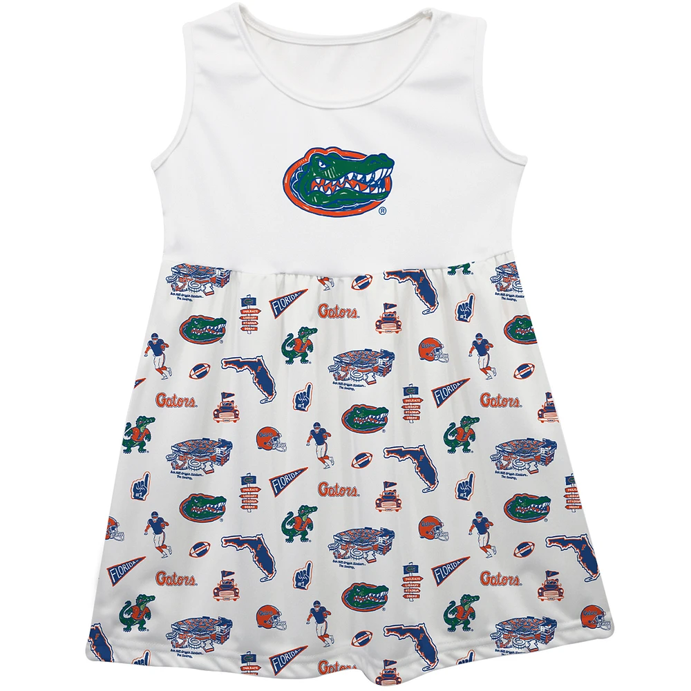 Girls Infant Vive La Fete Florida Gators Impressions Artwork Tank Top Dress