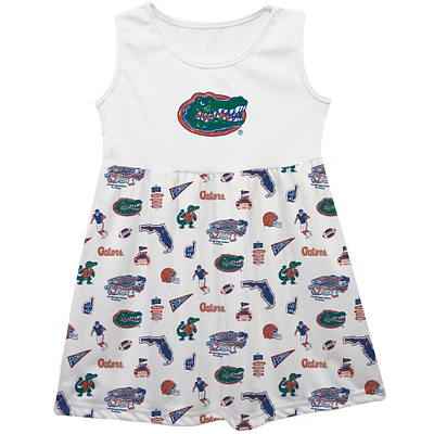 Girls Infant Vive La Fete Florida Gators Impressions Artwork Tank Top Dress