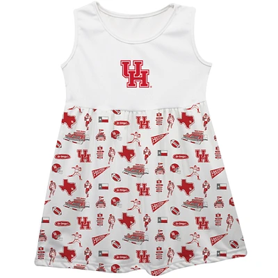 Girls Toddler Vive La Fete Houston Cougars Impressions Artwork Tank Top Dress