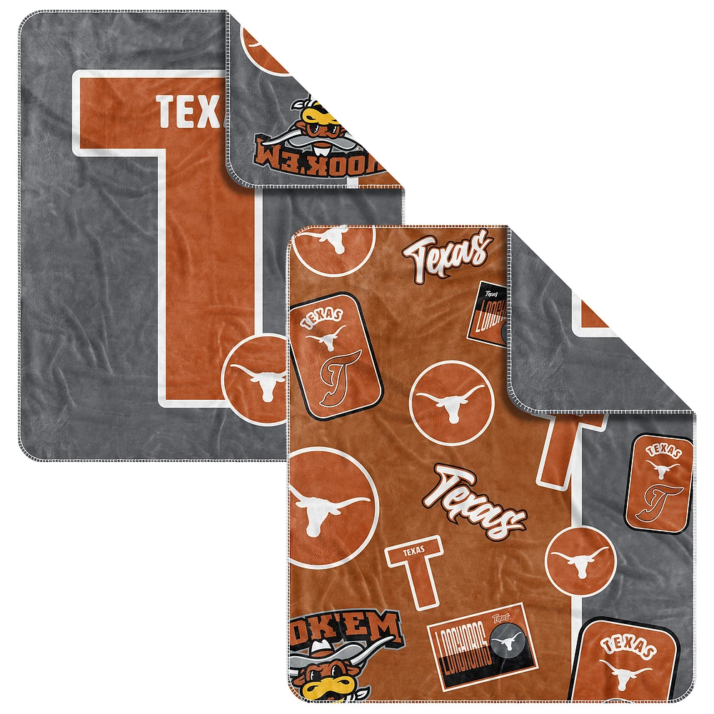 Texas Longhorns 50” x 60” Dream Weave Throw Blanket
