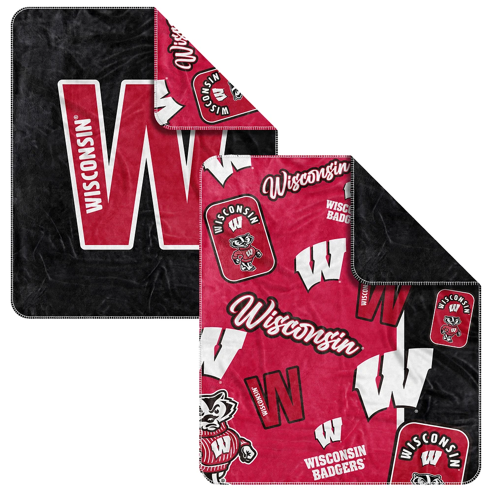 Wisconsin Badgers 50” x 60” Dream Weave Throw Blanket