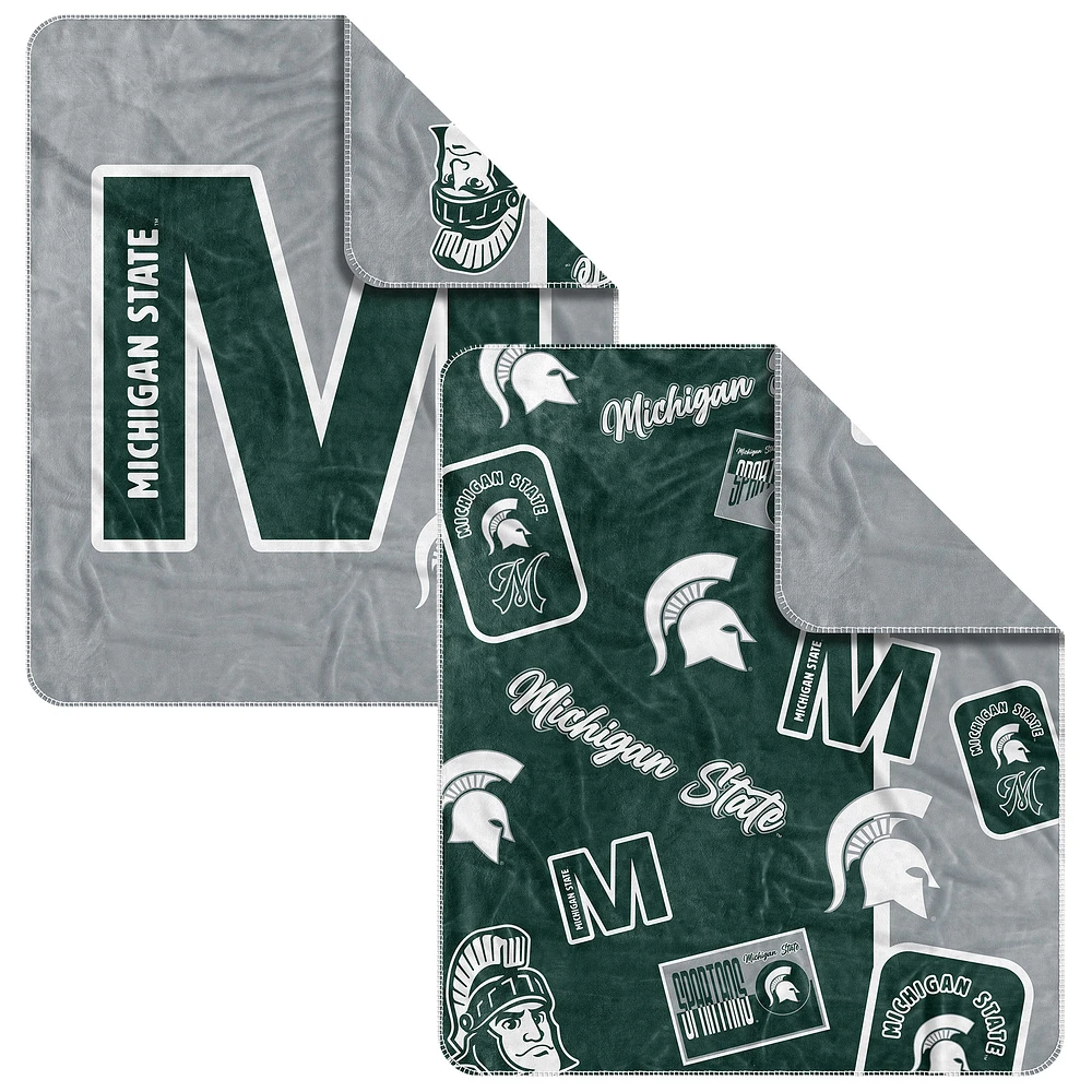 Michigan State Spartans 50” x 60” Dream Weave Throw Blanket