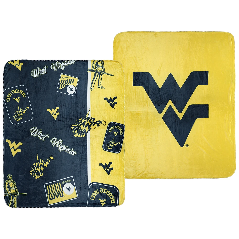 West Virginia Mountaineers 50” x 60” Dream Weave Throw Blanket