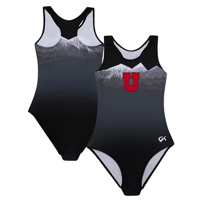Youth Black Utah Utes Elite Replica Leotard