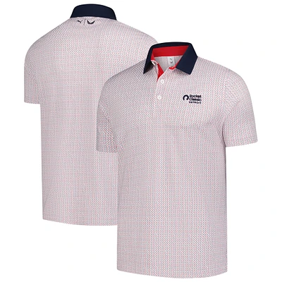 Men's Puma White Rocket Classic Volition Golf Tee Polo