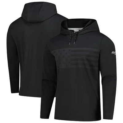 Men's Puma Black Rocket Classic Volition Flag Pullover Hoodie
