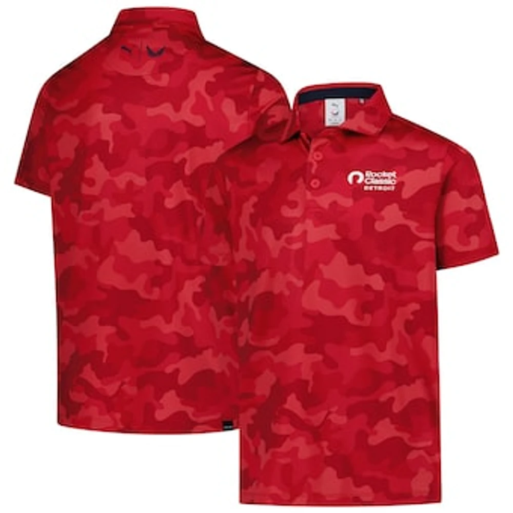 Youth Puma Red Rocket Classic Volition Camo MATTR Polo