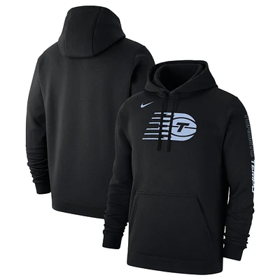Unisex Nike Black Toronto Tempo Logo Club Fleece Pullover Hoodie