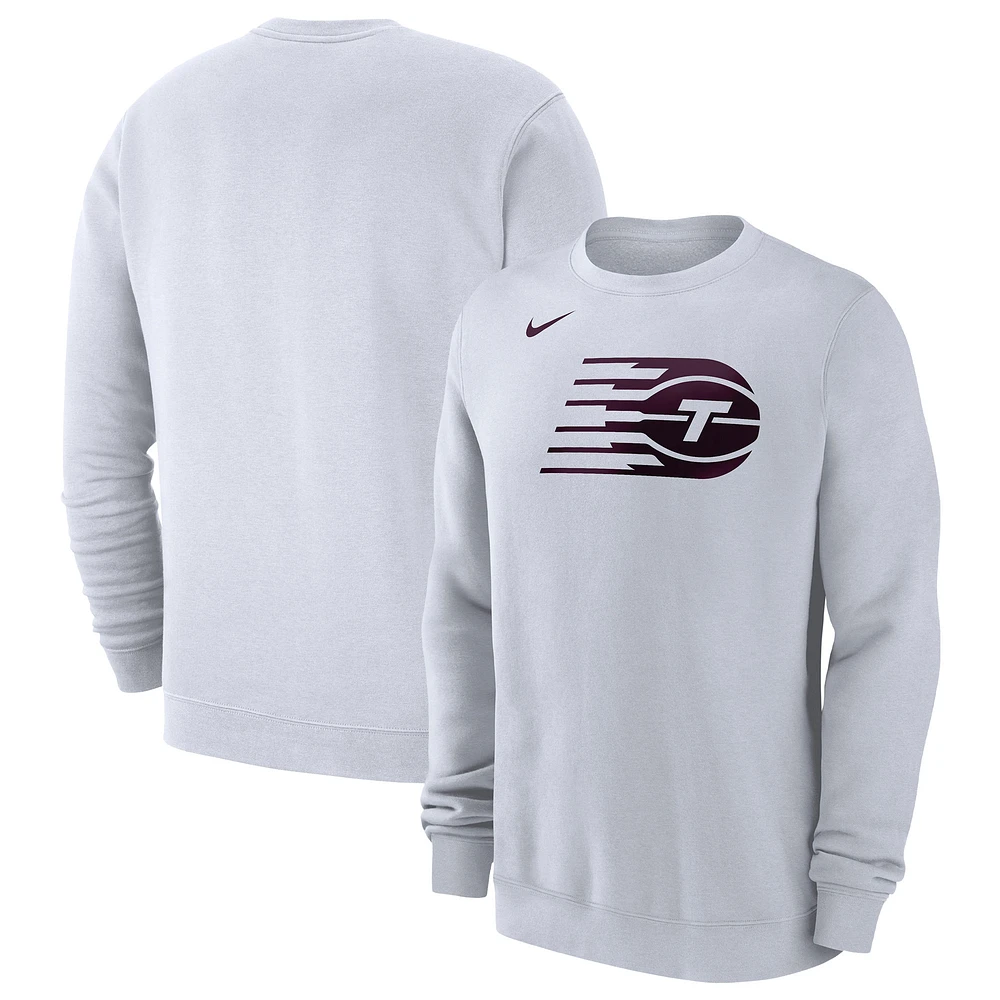 Unisex Nike White Toronto Tempo Club Fleece Sweatshirt
