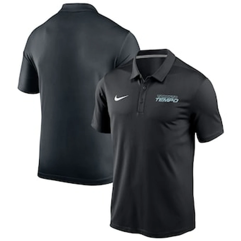 Unisex Nike Black Toronto Tempo Logo Varsity Polo