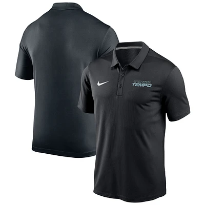 Unisex Nike Black Toronto Tempo Logo Varsity Polo