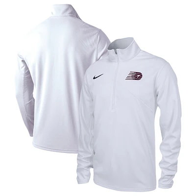 Unisex Nike White Toronto Tempo Performance Quarter-Zip Jacket