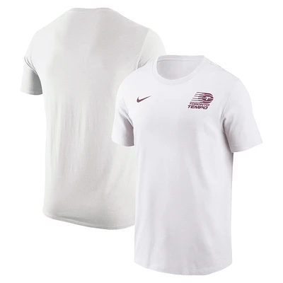 Women's Nike White Toronto Tempo Logo T-Shirt