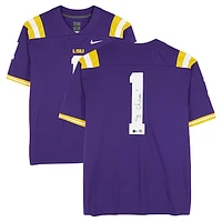 Ja'Marr Chase LSU Tigers Autographed Nike Purple Game Jersey