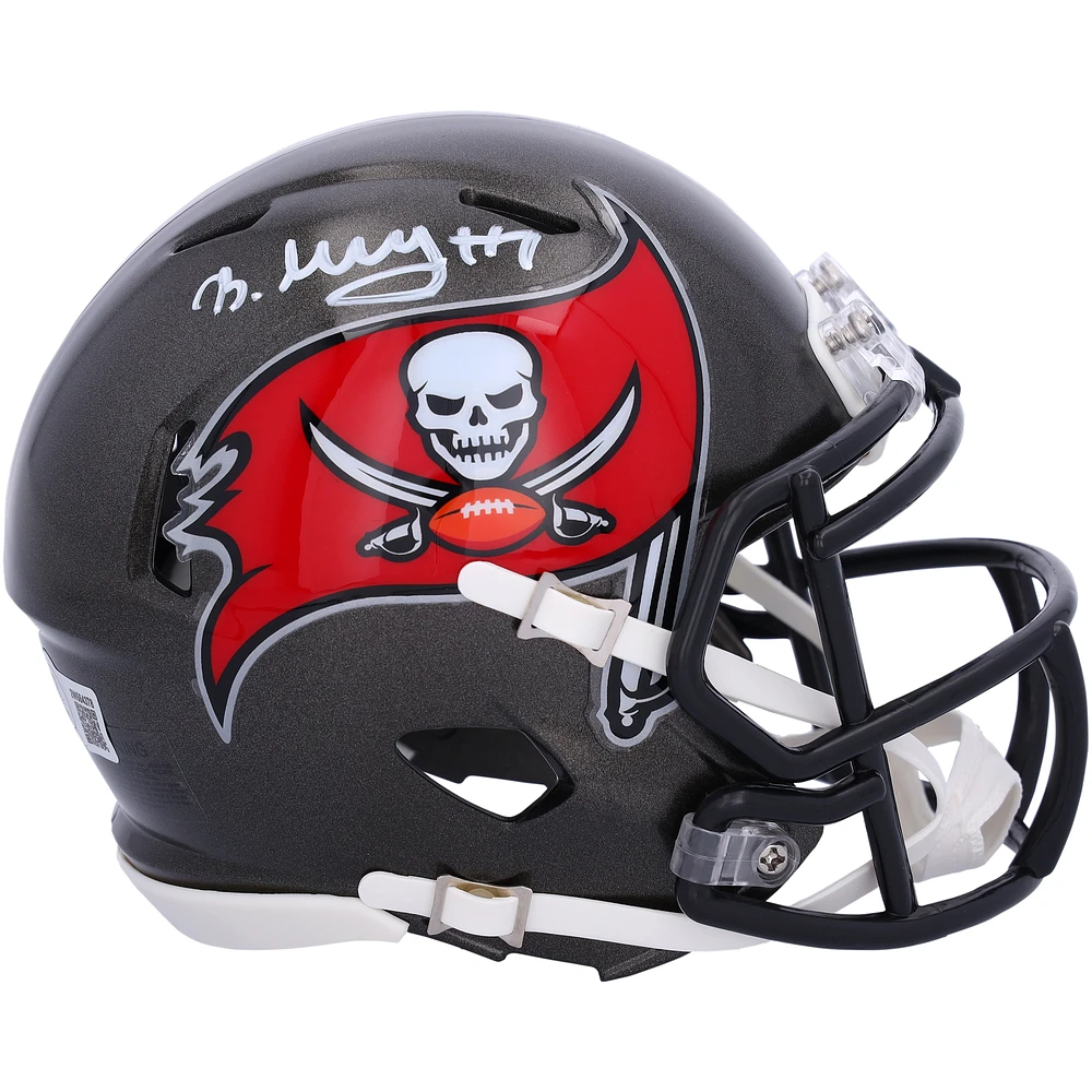 Bucky Irving Tampa Bay Buccaneers Autographed Riddell Speed Mini Helmet