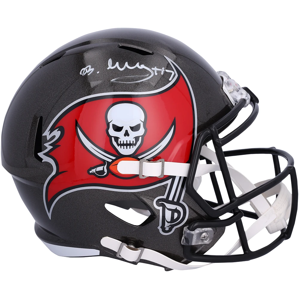 Bucky Irving Tampa Bay Buccaneers Autographed Riddell Speed Replica Helmet