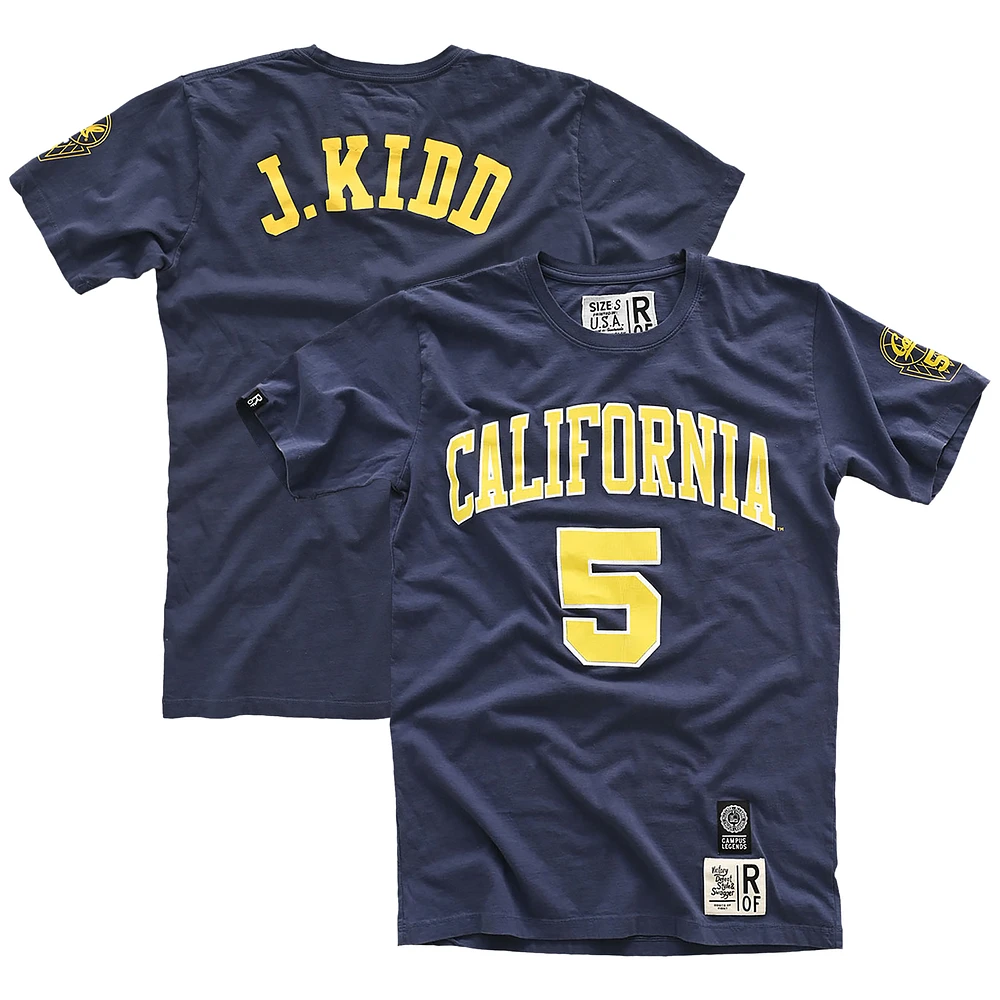Men's Roots of Fight Jason Kidd Navy Cal Bears Name & Number T-Shirt