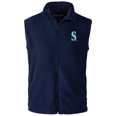 Men's Dunbrooke Navy Seattle Mariners Full-Zip Vest